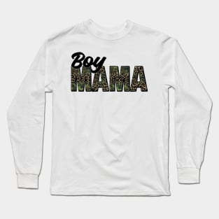 Camo Boy Mama Long Sleeve T-Shirt
